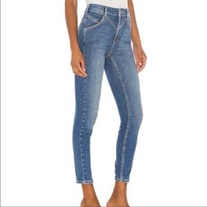 Free People Riley Jeans Seamed Skinny jeans